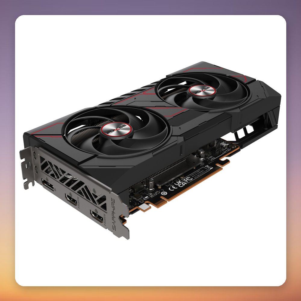 Sapphire Radeon RX 9060 XT PULSE 16 GB GDDR6 Graphics Card, Black/Red – image 2
