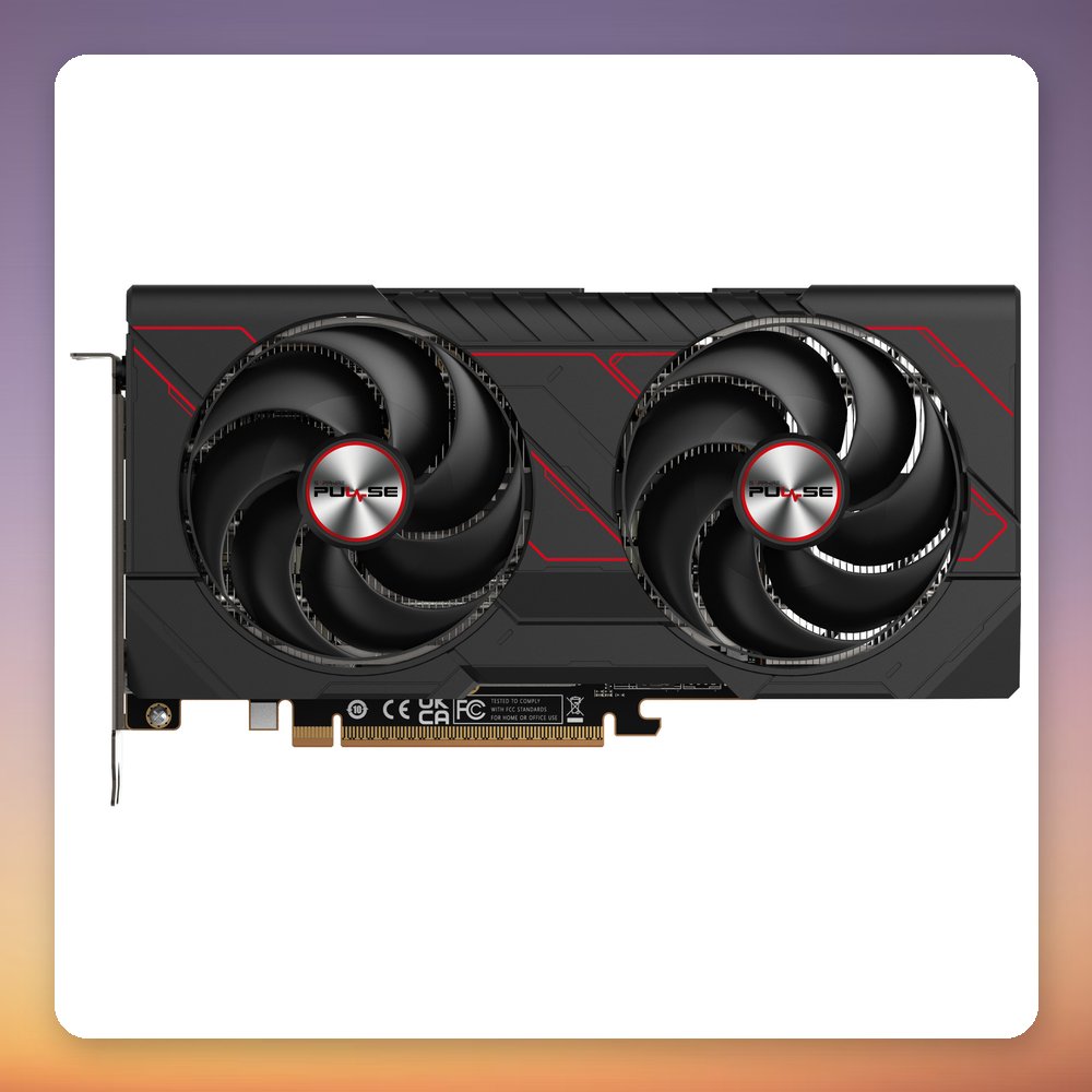 Sapphire Radeon RX 9060 XT PULSE 16 GB GDDR6 Graphics Card, Black/Red – image 3