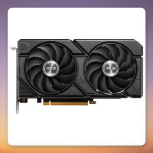 Asus Dual Radeon RX 7600 EVO OC 8 GB GDDR6 Graphics Card, Black