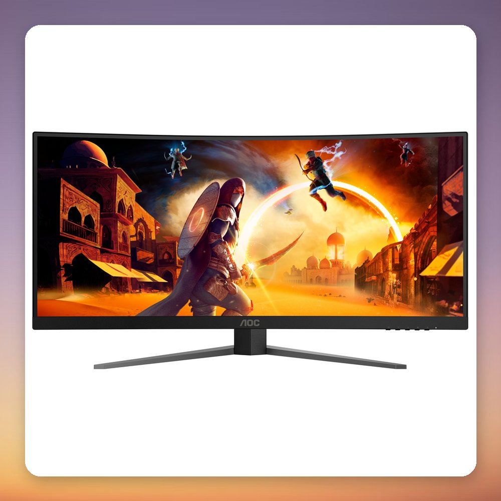 AOC CU34G4 34-Inch WQHD 180 Hz Curved Gaming Monitor, Fast VA, FreeSync Premium – image 3