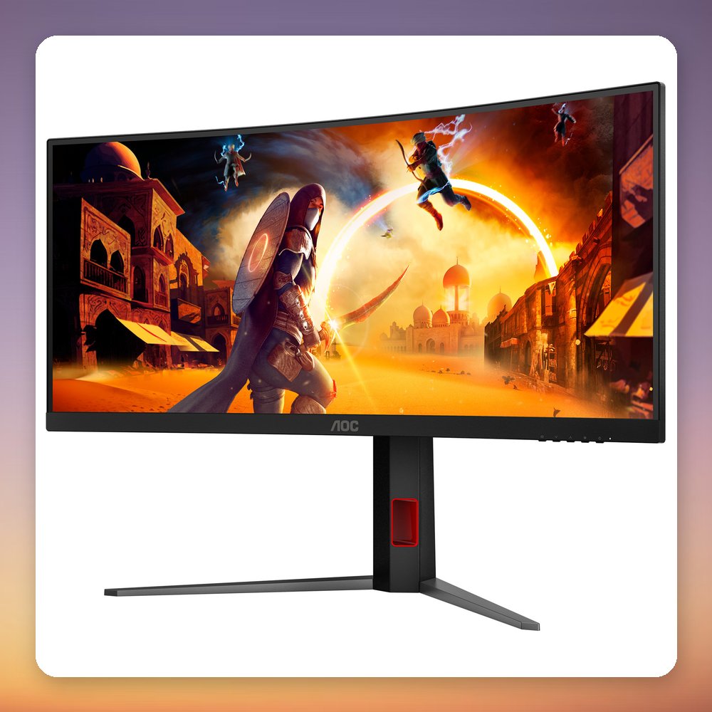 AOC CU34G4 34-Inch WQHD 180 Hz Curved Gaming Monitor, Fast VA, FreeSync Premium – image 4
