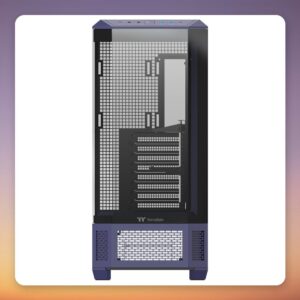 Thermaltake View 600 TG Future Dusk Full-Tower Case, Violet/Black, Tempered Glass