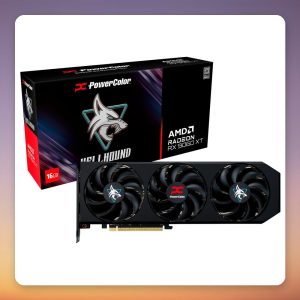PowerColor Radeon RX 9060 XT Hellhound 16GB GDDR6 Graphics Card, PCIe 5.0
