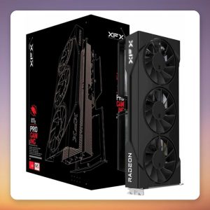 XFX Radeon RX 9060 XT Swift OC Triple Fan 16 GB GDDR6 Graphics Card, Black