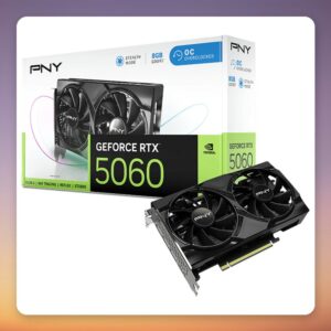 PNY GeForce RTX 5060 Dual Fan OC 8 GB GDDR7 Graphics Card