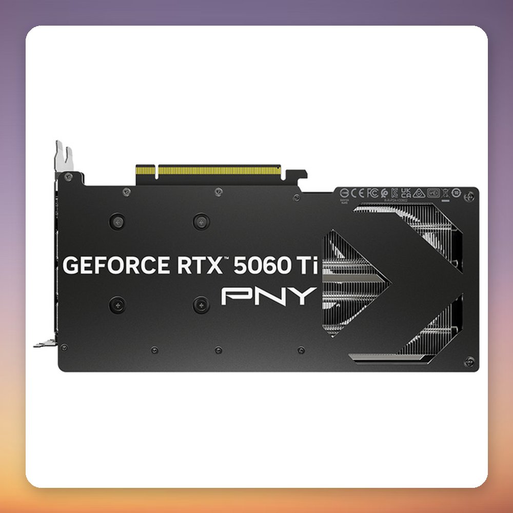 PNY GeForce RTX 5060 Ti 8 GB GDDR7 Graphics Card, PCIe 5.0, 3x DisplayPort 2.1b, HDMI 2.1b – image 3