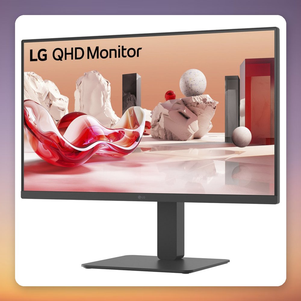 LG 27BA45QB-B 27-inch QHD IPS Monitor, 75 Hz, HDMI, DisplayPort, USB Hub – image 3