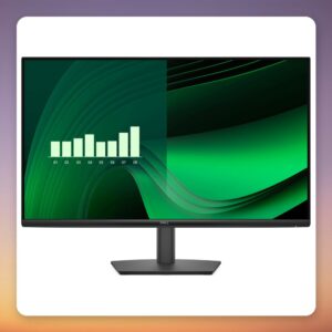 Dell E2725HM 27-Inch Full HD IPS Monitor, 100 Hz, HDMI, DisplayPort, VGA, Black