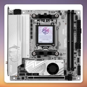 MSI MPG B850I EDGE TI WIFI AMD B850 Socket AM5 Mini-ITX Motherboard, DDR5, Wi-Fi 7