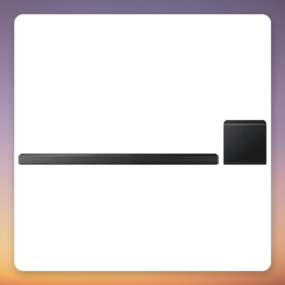 Samsung Q-Series HW-QS710GF 3.1.2 Dolby Atmos Soundbar with Wireless Subwoofer, Black
