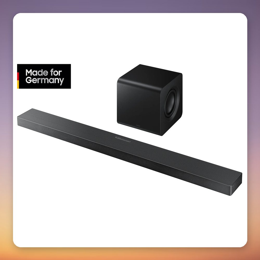 Samsung Q-Series HW-QS710GF 3.1.2 Dolby Atmos Soundbar with Wireless Subwoofer, Black – image 2