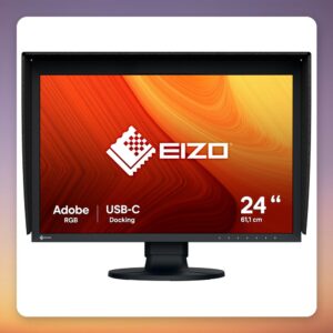 Eizo ColorEdge CG2400S 24.1″ WUXGA IPS Colour Management Monitor, USB-C 70W, KVM