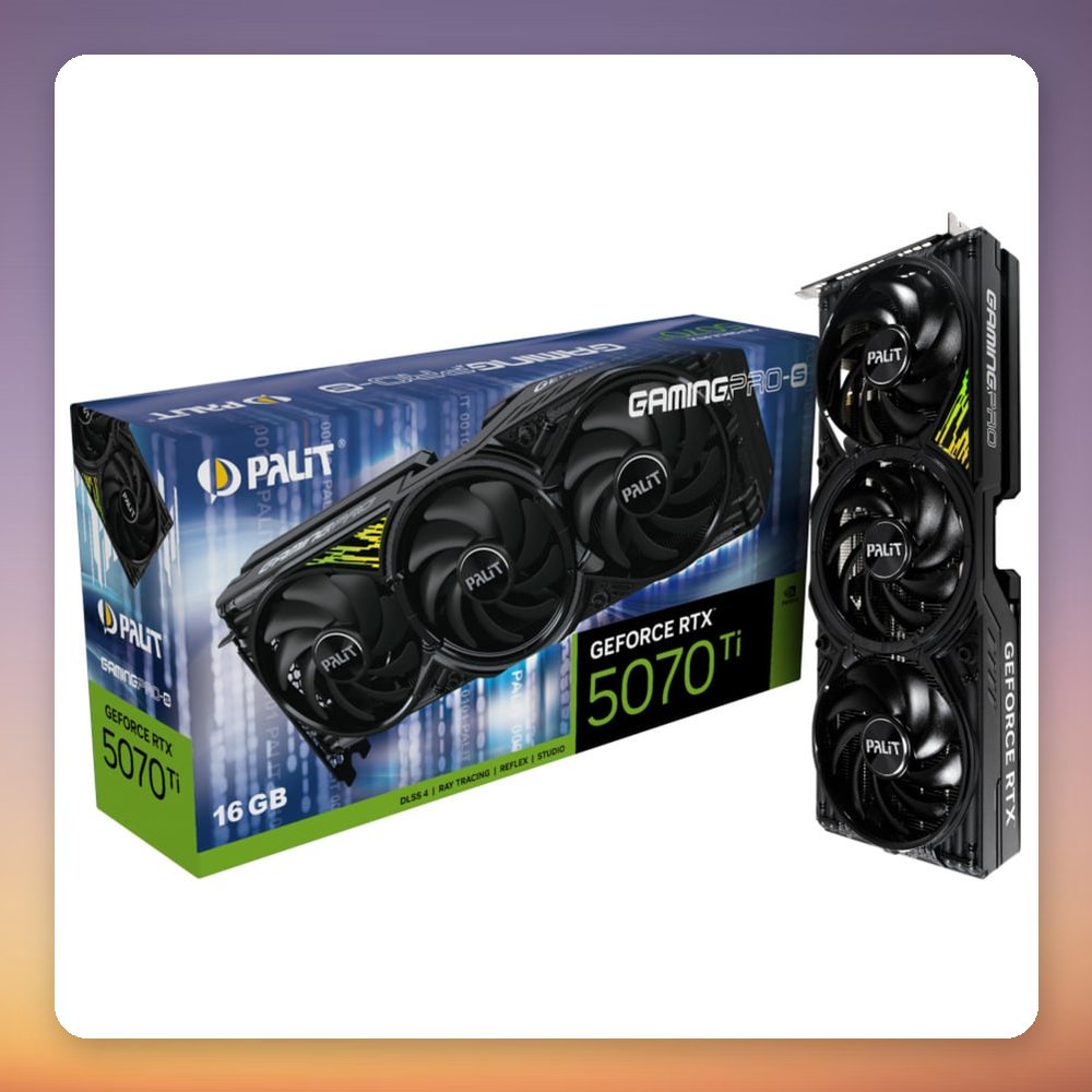 Palit GeForce RTX 5070 Ti GamingPro-S 16 GB GDDR7 Graphics Card