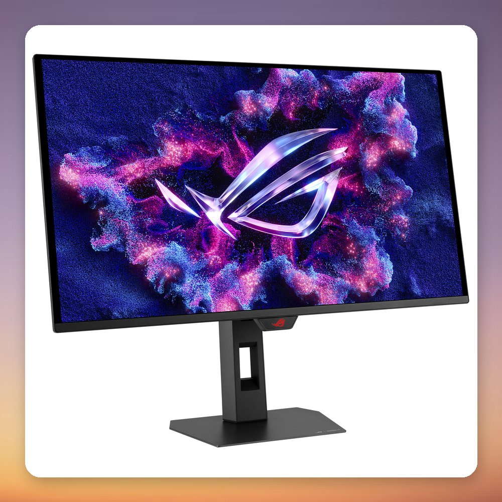 Asus ROG Strix XG27AQDPG 26.5" QD-OLED QHD 500 Hz Gaming Monitor, Black