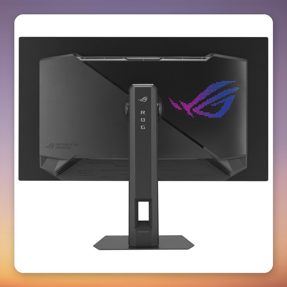Asus ROG Strix XG27AQDPG 26.5" QD-OLED QHD 500 Hz Gaming Monitor, Black – image 4