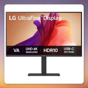 LG UltraFine 32U720A-B 31.5″ 4K UHD VA Monitor, USB-C 90W, HDR10