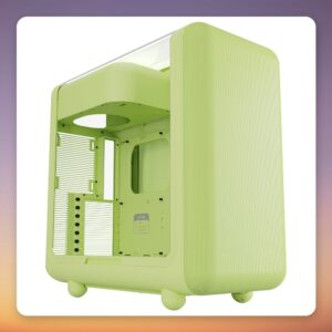 HYTE X50 Matcha Milk E-ATX Mid Tower Case, Light Green, Tempered Glass