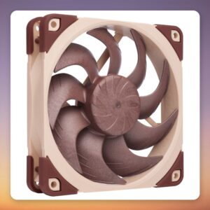 Noctua NF-A12x25 G2 PWM 120 mm Fan, Brown/Beige, 1800 RPM