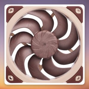 Noctua NF-A12x25 G2 PWM 120 mm Fan, Brown/Beige, 1800 RPM