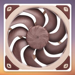 Noctua NF-A12x25 G2 LS-PWM 120 mm PWM Fan, Brown/Beige, 1100 RPM
