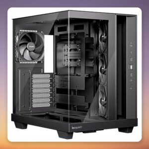 be quiet! Light Base 500 Midi Tower ATX Case, Black, 4x Pure Wings 3 Fans