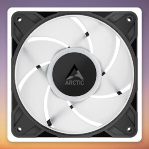 Arctic P12 Pro A-RGB 120 mm PWM Fan, Black, 600-3000 RPM