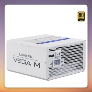 Chieftec Vega M 1000W 80 PLUS Gold Fully Modular ATX 3.1 PSU, White