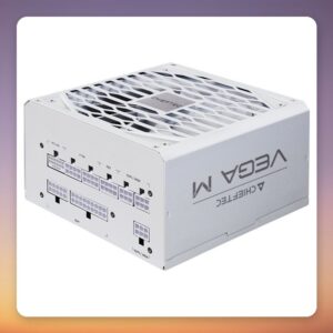 Chieftec Vega M 1000W 80 PLUS Gold Fully Modular ATX 3.1 PSU, White