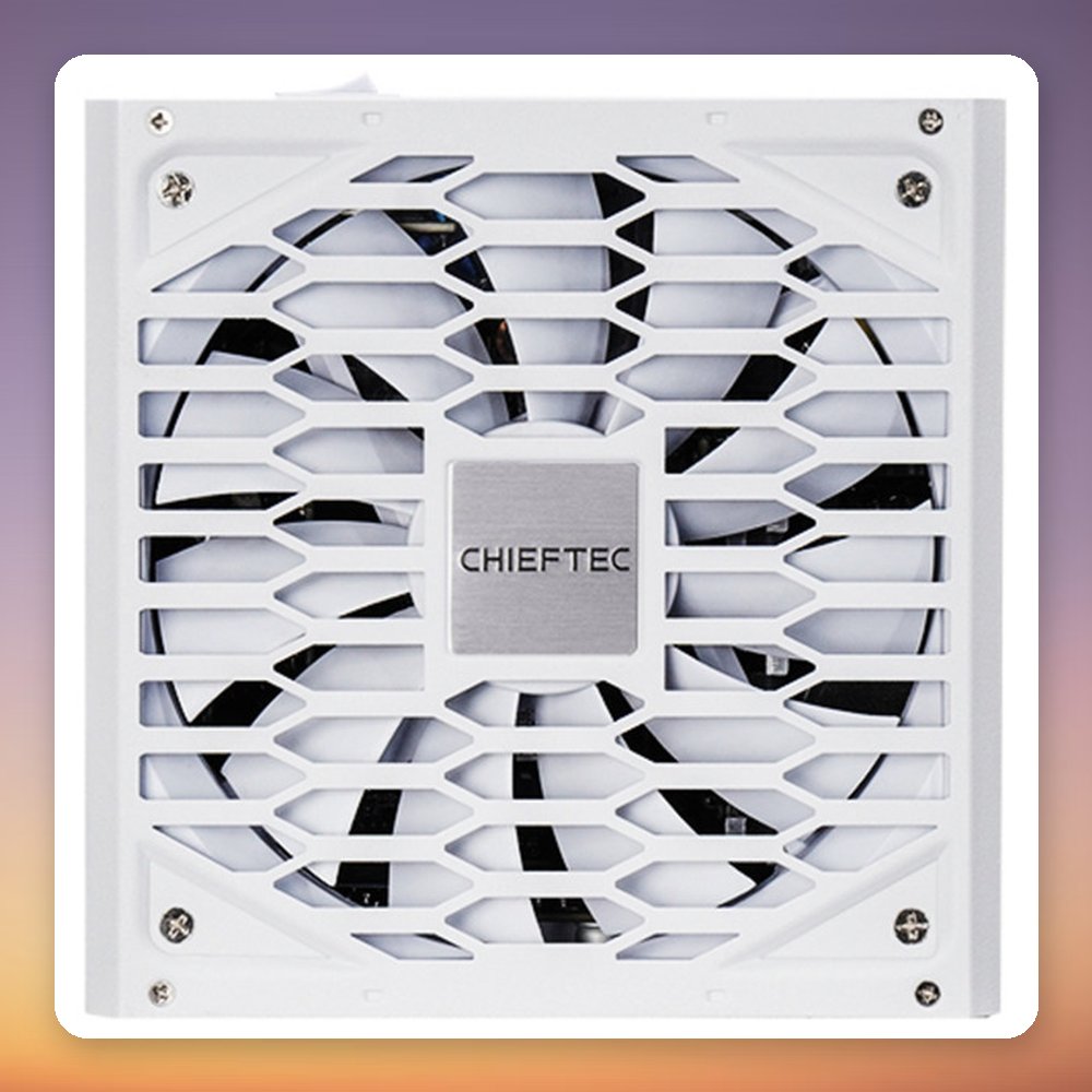 Chieftec Vega M 1000W 80 PLUS Gold Fully Modular ATX 3.1 PSU, White – image 3
