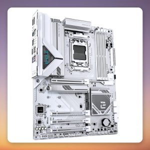 GigaByte B850 EAGLE ICE ATX Motherboard, AM5, AMD B850, DDR5, White