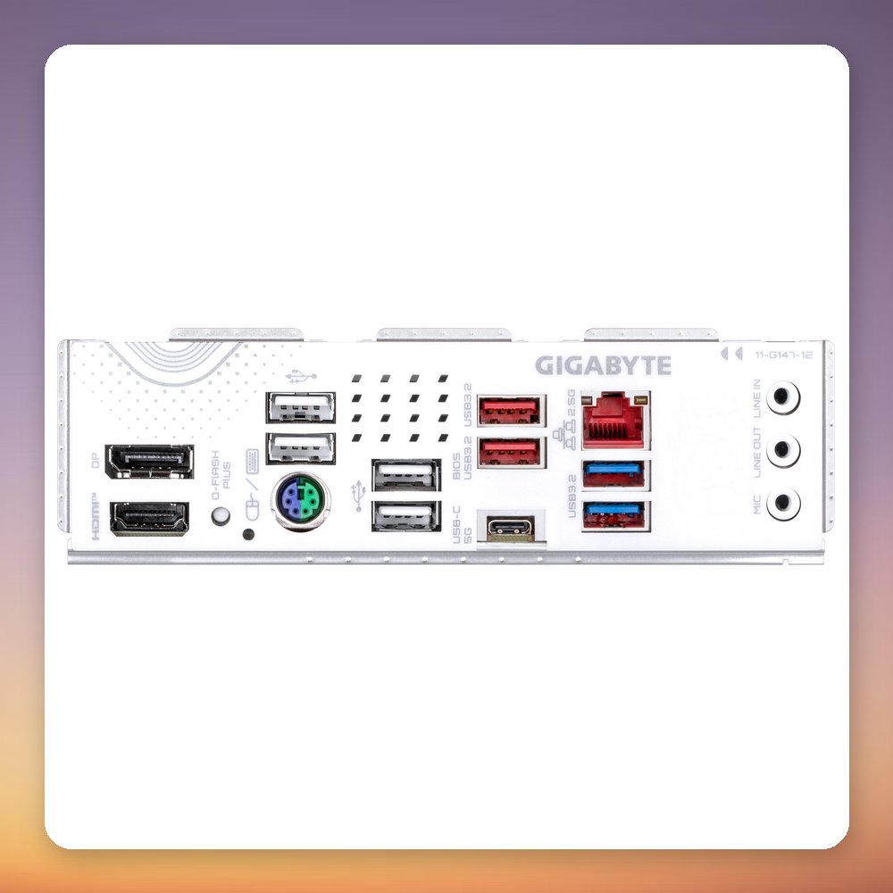 GigaByte B850 EAGLE ICE ATX Motherboard, AM5, AMD B850, DDR5, White – image 4