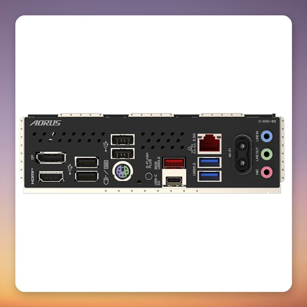 Gigabyte B840M AORUS ELITE WIFI6E AM5 Micro ATX Motherboard, DDR5, Wi-Fi 6E, 2.5GbE – image 5