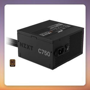 NZXT C750 Bronze 750W 80 PLUS Bronze ATX PSU with 12V-2×6, Black