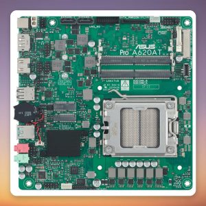 Asus PRO A620AT-CSM Thin Mini-ITX AM5 Motherboard, DDR5 SO-DIMM, A620