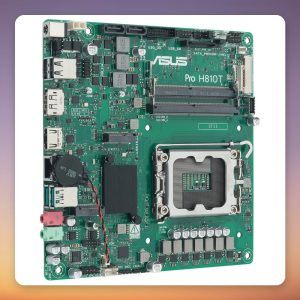 Asus PRO H810T-CSM Intel H810 LGA 1851 Thin Mini-ITX Motherboard, DDR5 SO-DIMM