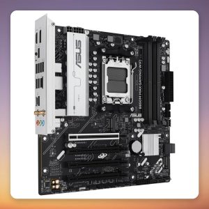 Asus B850M MAX GAMING WIFI AM5 mATX Motherboard, AMD B850, DDR5, Wi-Fi 6