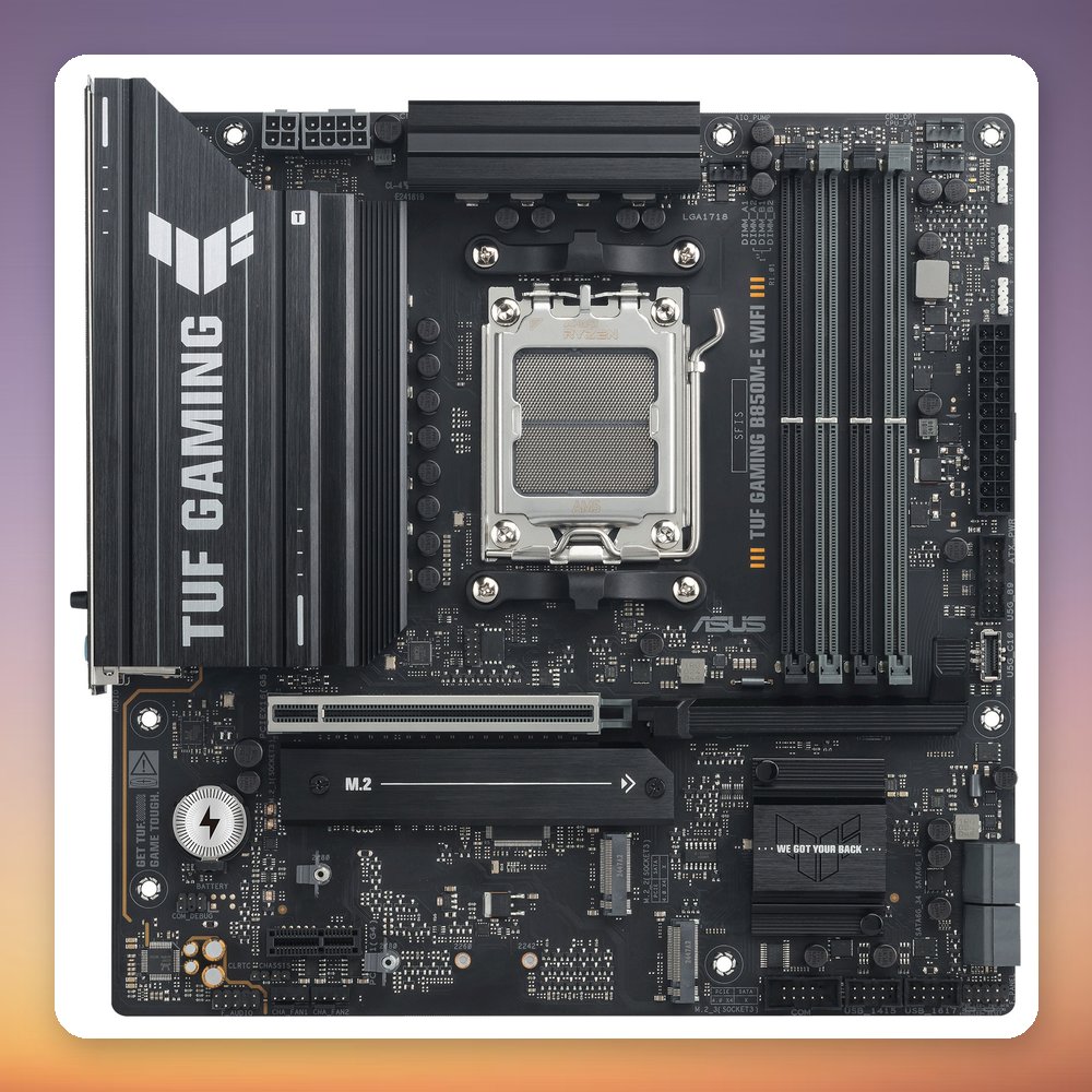 Asus TUF Gaming B850M-E WiFi AM5 Micro-ATX Motherboard, B850, DDR5, Wi-Fi 6E – image 2