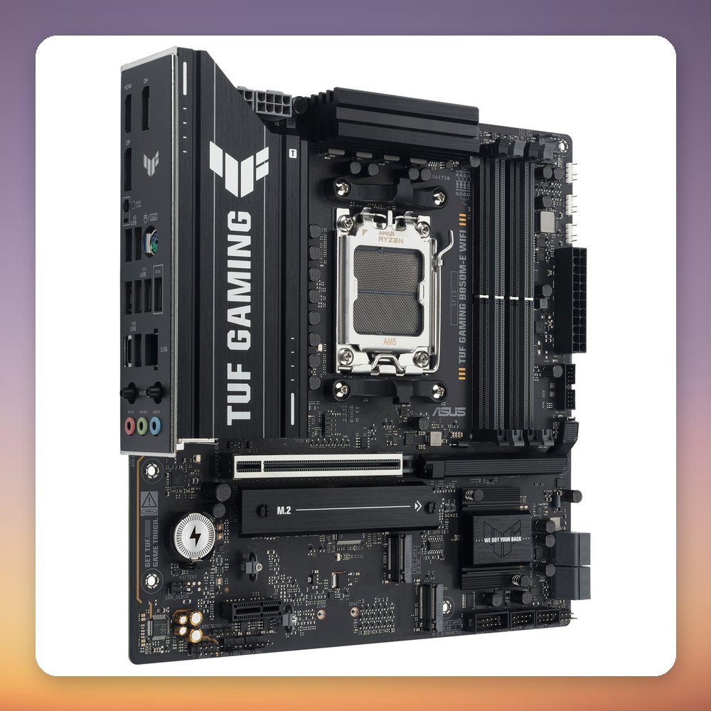 Asus TUF Gaming B850M-E WiFi AM5 Micro-ATX Motherboard, B850, DDR5, Wi-Fi 6E – image 3
