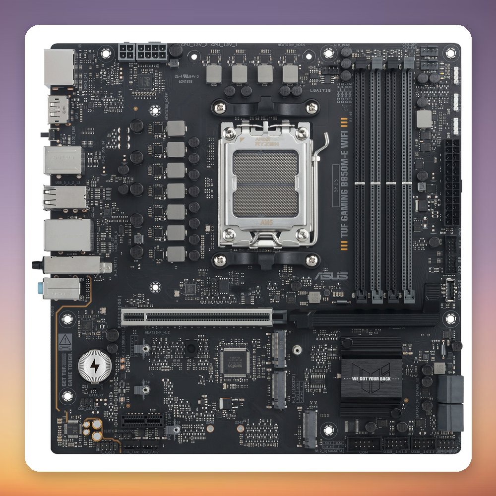 Asus TUF Gaming B850M-E WiFi AM5 Micro-ATX Motherboard, B850, DDR5, Wi-Fi 6E – image 5