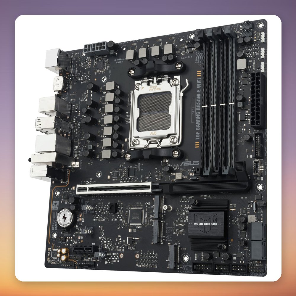 Asus TUF Gaming B850M-E WiFi AM5 Micro-ATX Motherboard, B850, DDR5, Wi-Fi 6E – image 6