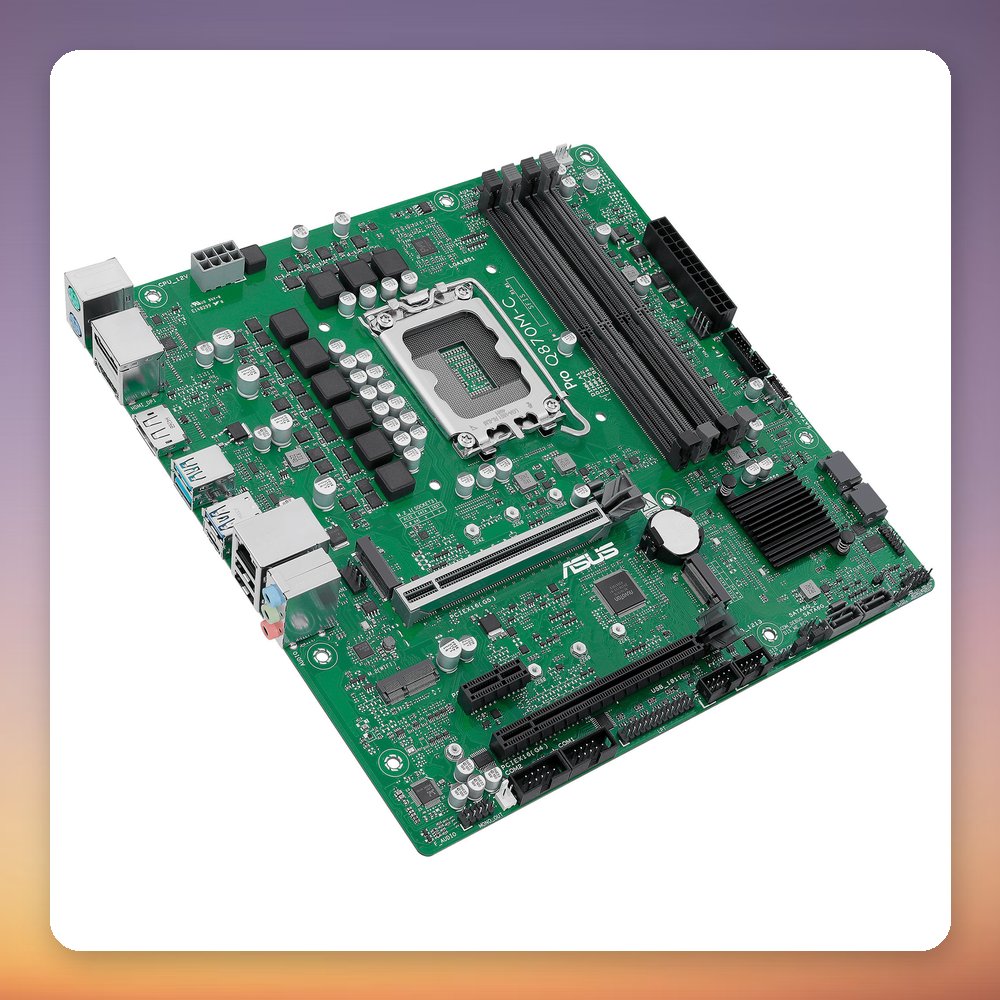 Asus PRO Q870M-C-CSM Intel Q870 LGA 1851 DDR5 micro-ATX Motherboard – image 4