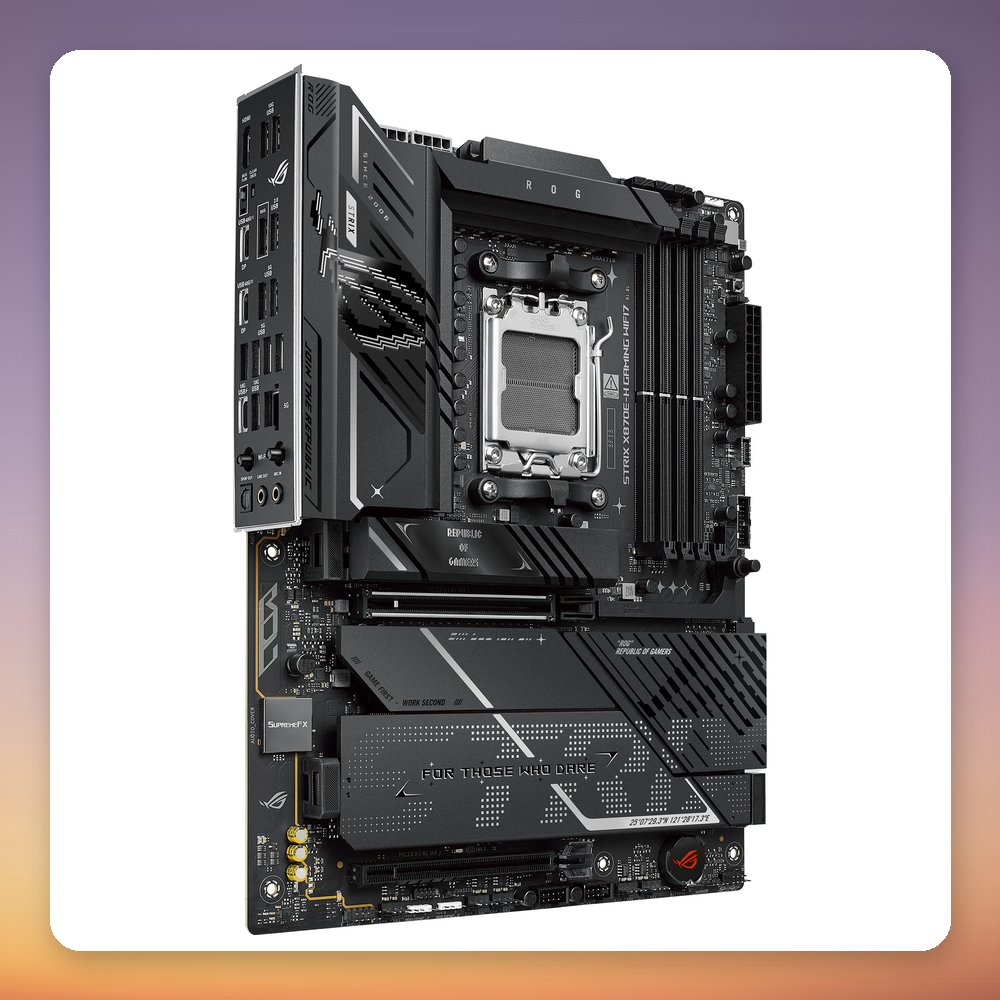 Asus ROG Strix X870E-H Gaming WiFi7 AMD X870E AM5 ATX Motherboard, Black – image 3
