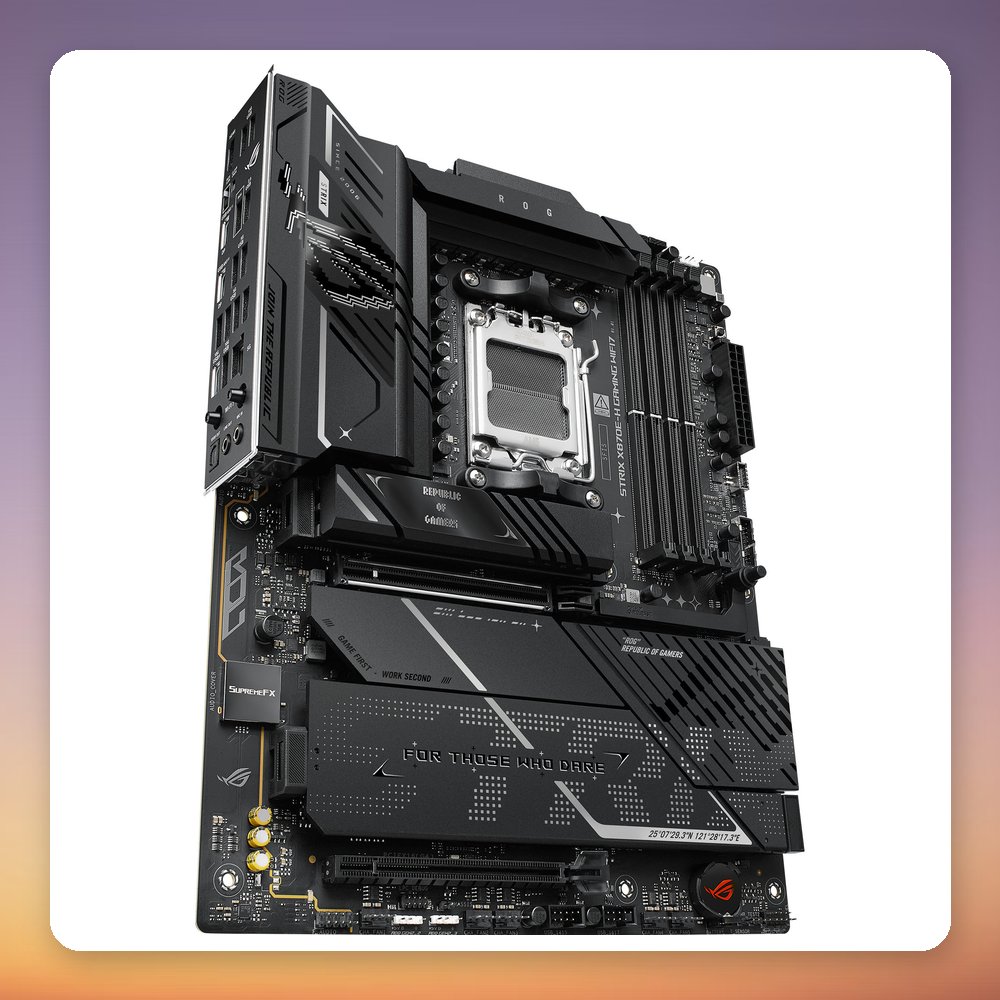 Asus ROG Strix X870E-H Gaming WiFi7 AMD X870E AM5 ATX Motherboard, Black – image 4