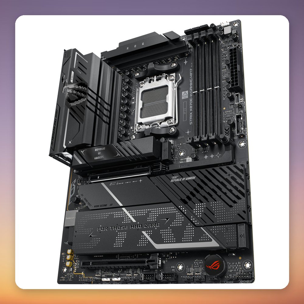 Asus ROG Strix X870E-H Gaming WiFi7 AMD X870E AM5 ATX Motherboard, Black – image 6