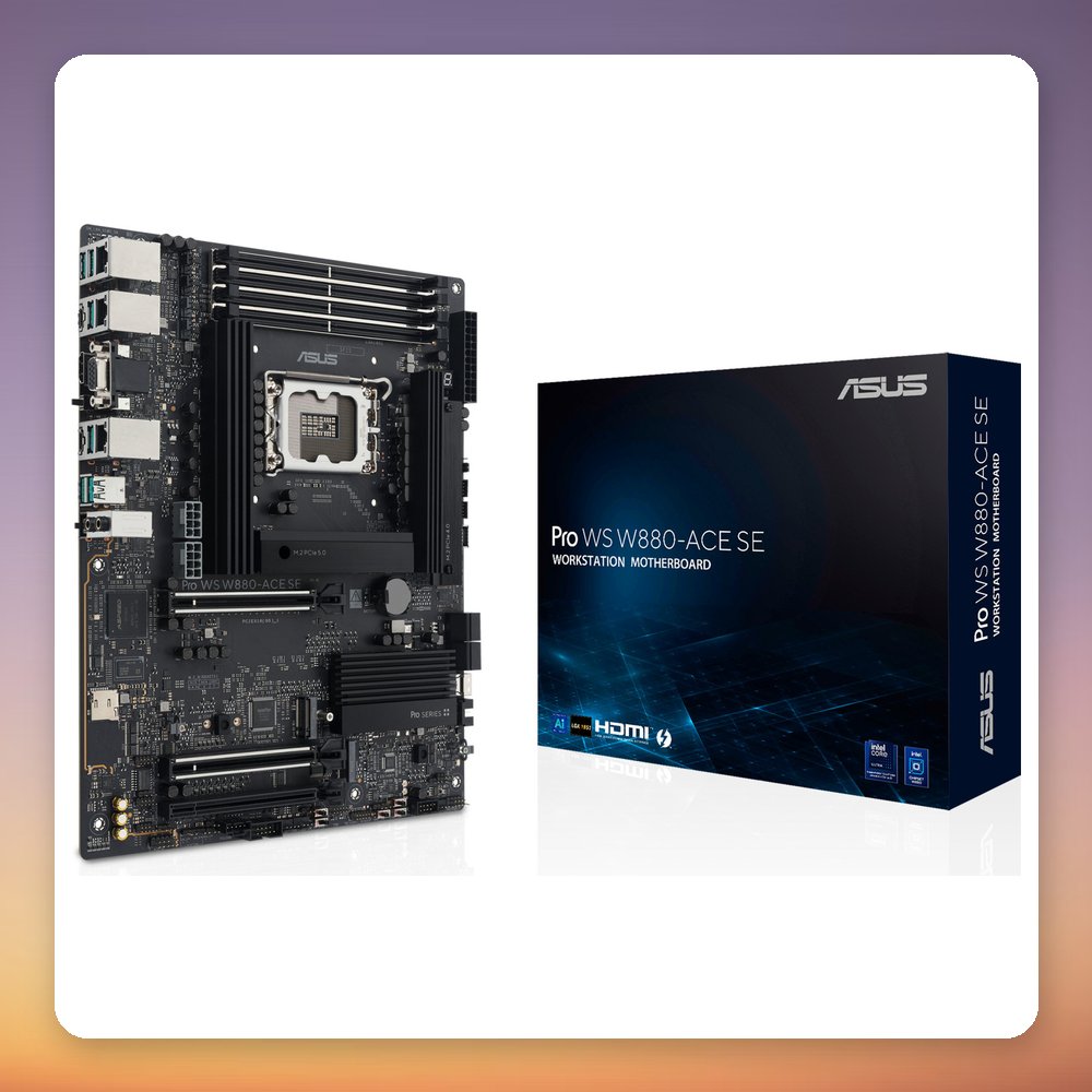 Asus PRO WS W880-ACE SE Intel W880 LGA 1851 ATX Workstation Motherboard