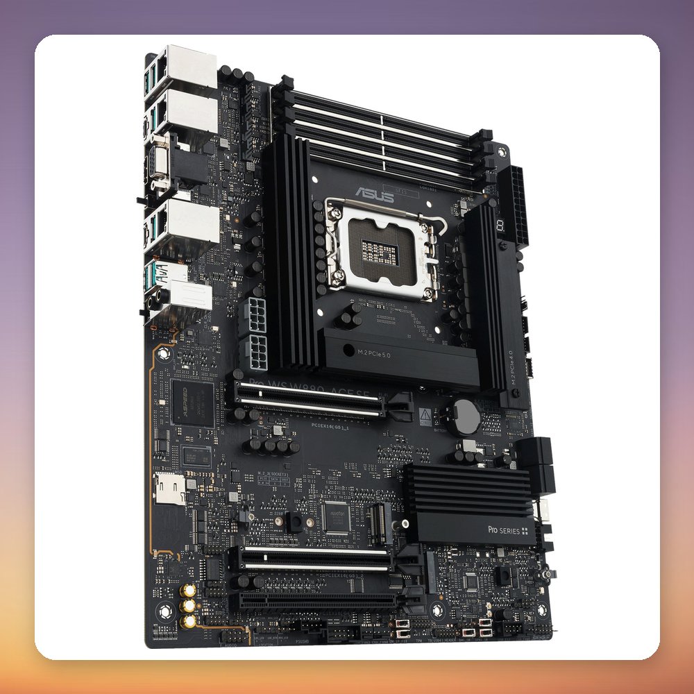 Asus PRO WS W880-ACE SE Intel W880 LGA 1851 ATX Workstation Motherboard – image 4