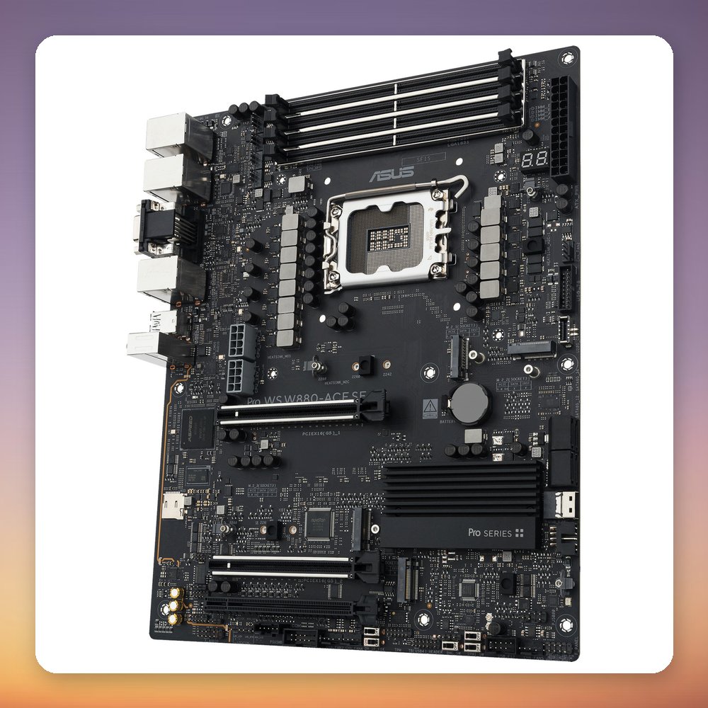 Asus PRO WS W880-ACE SE Intel W880 LGA 1851 ATX Workstation Motherboard – image 6