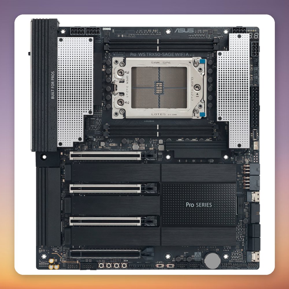 ASUS Pro WS TRX50-SAGE WIFI A sTR5 SSI-CEB Motherboard, AMD TRX50, DDR5 ECC, 10GbE, Wi-Fi 7 – image 2