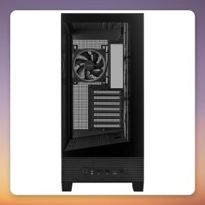 Asus A31 PLUS TG ARGB Mid-Tower ATX Case, Black, 4x ARGB Fans, Dual Tempered Glass