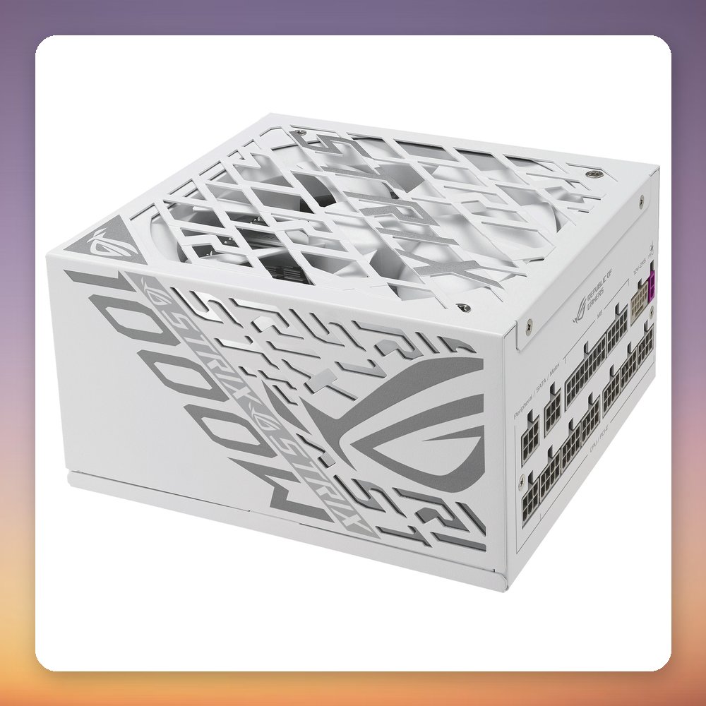 Asus ROG Strix 1000W Platinum White 80 PLUS Platinum ATX 3.1 Modular PSU – image 2